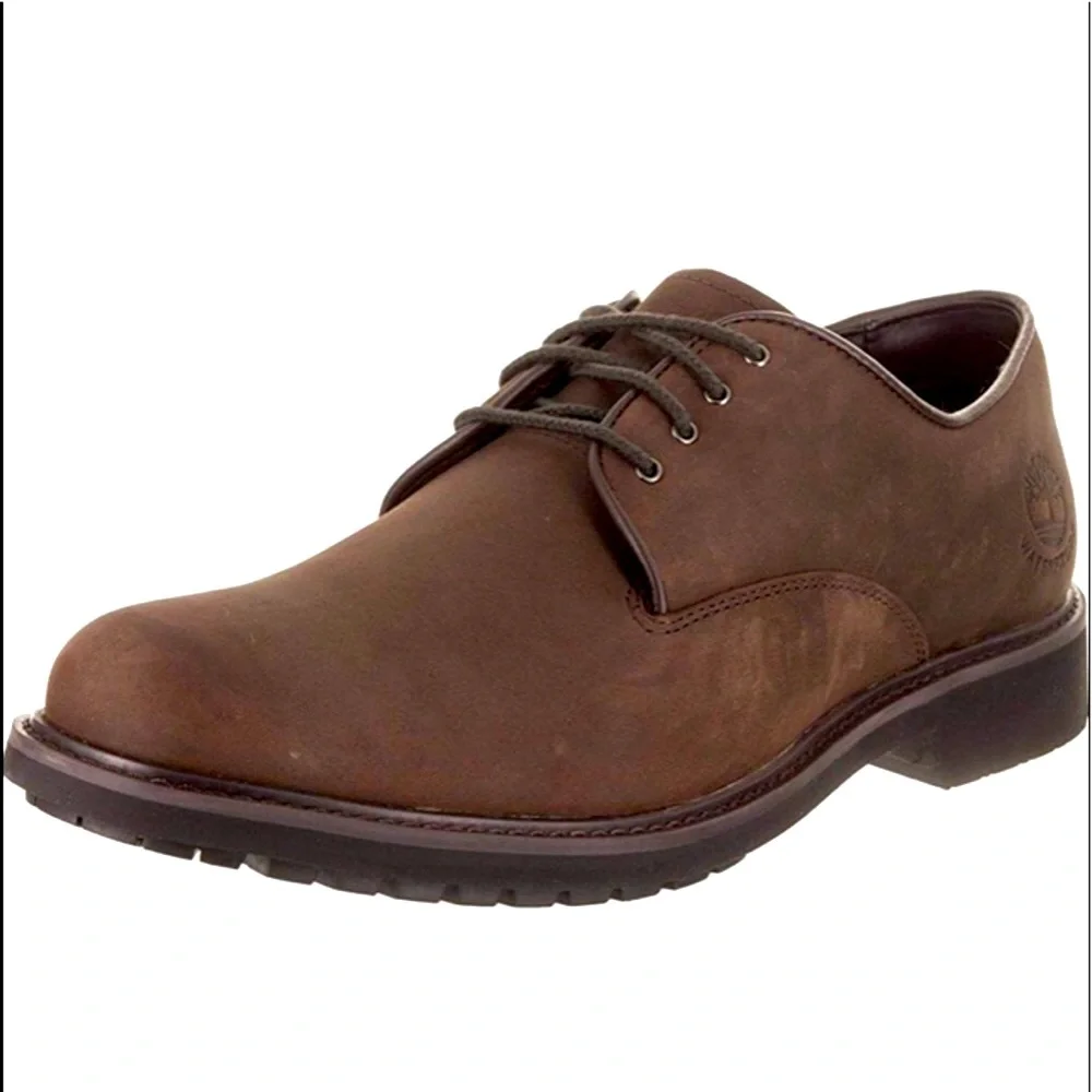 Timberland Earthkeeper Stormbuck size 13 brown leather Oxford casual shoes GUC